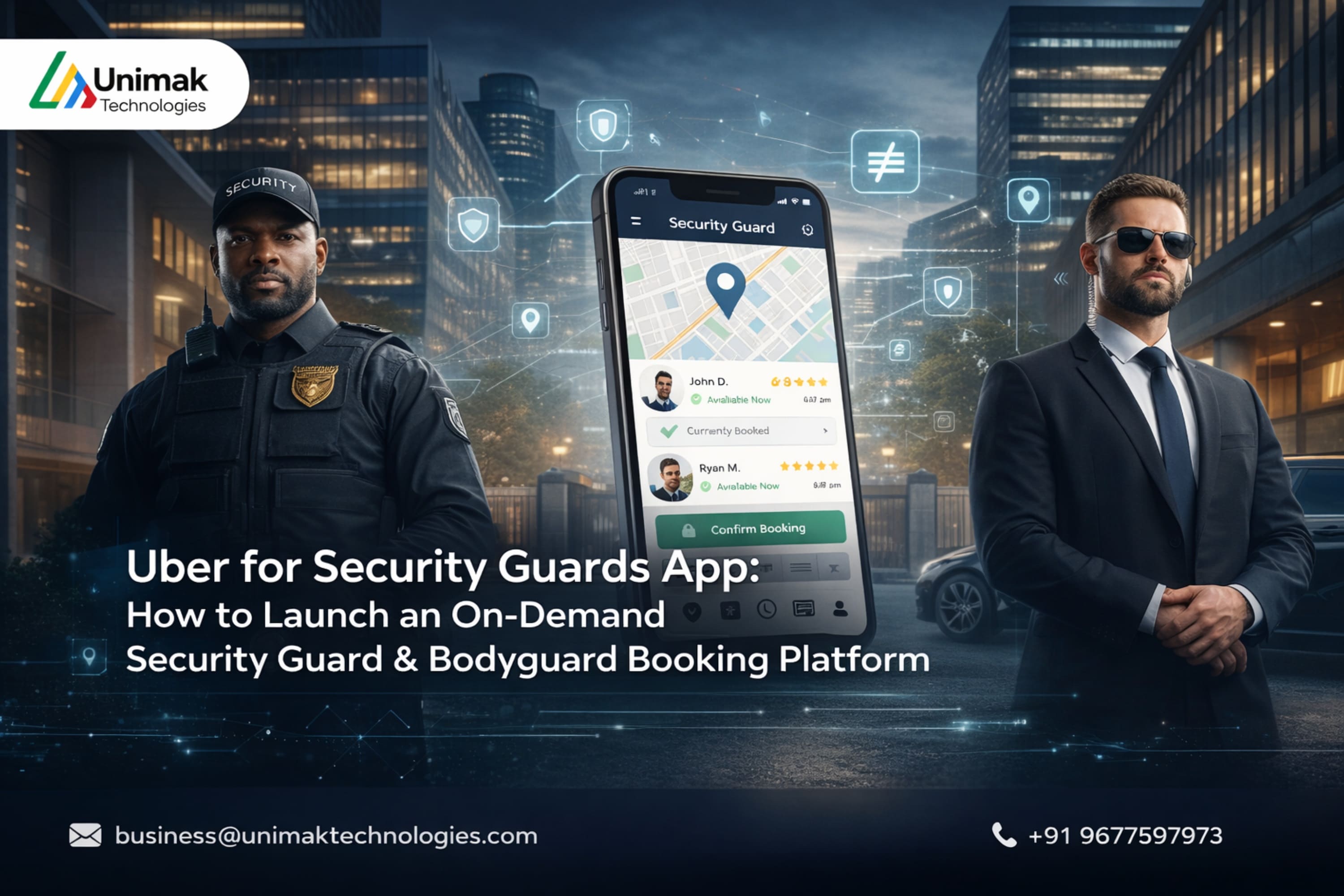 Uber for Security Guards App