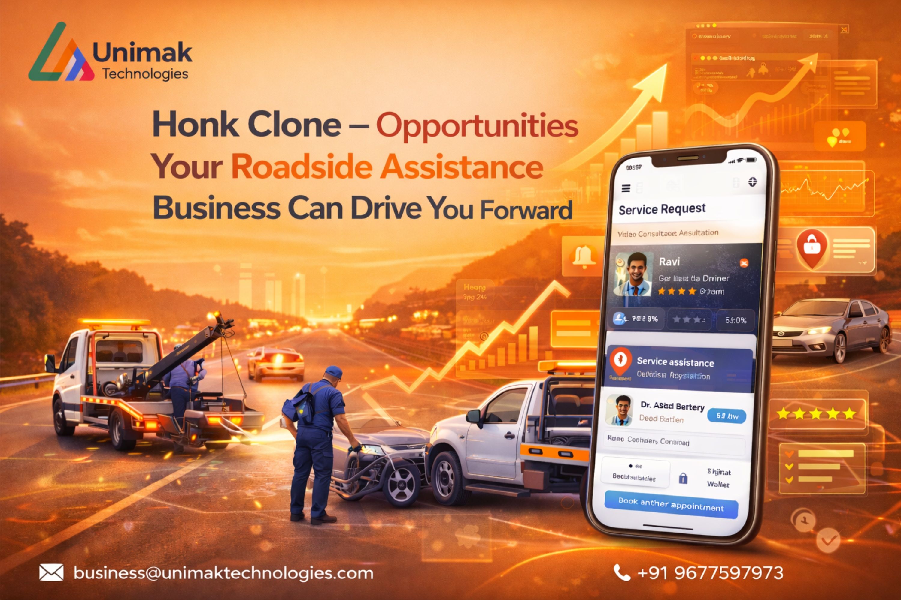 Honk Clone Your On-Demand Roadside Assistance Solution