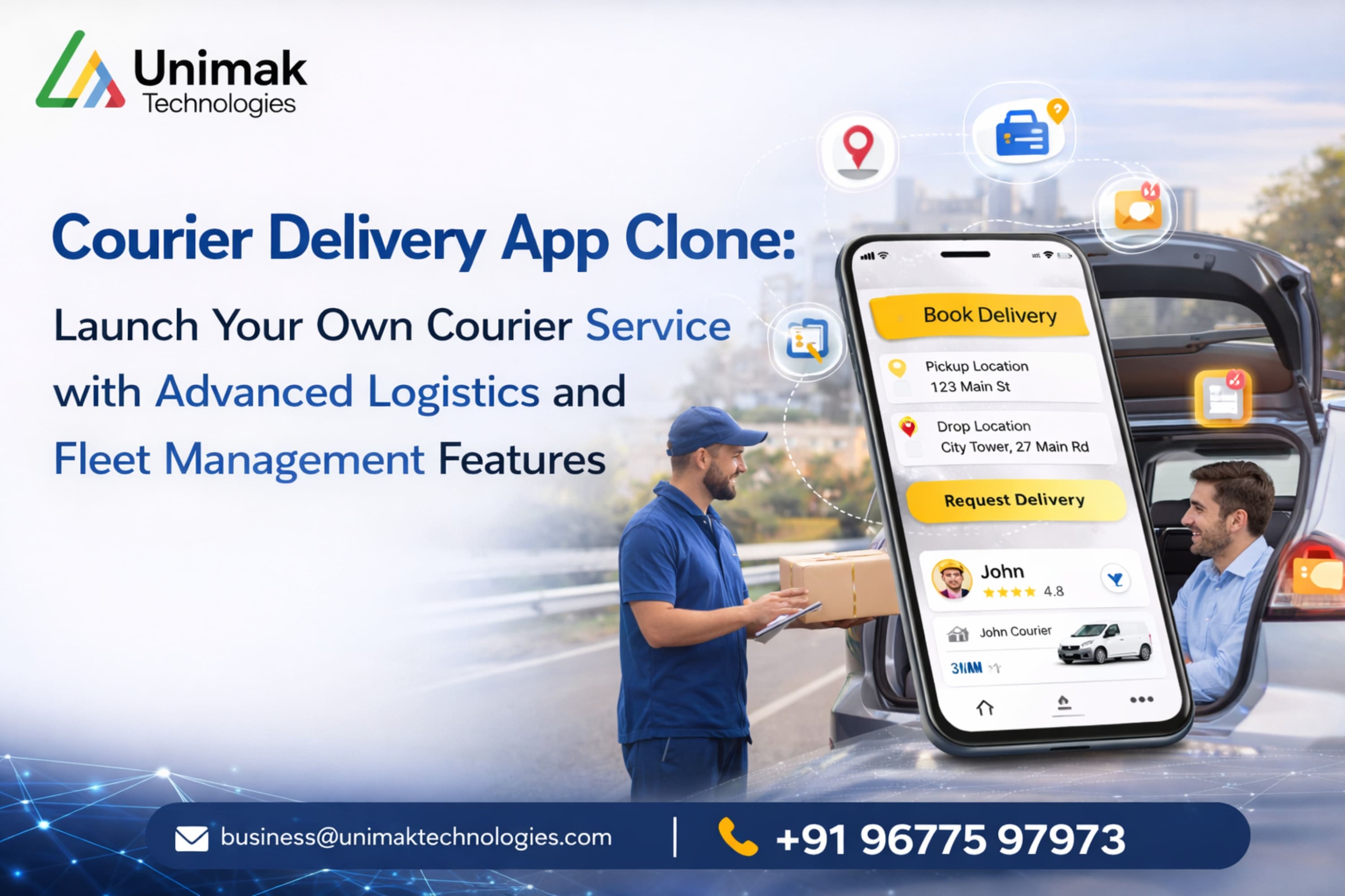 Courier Delivery App Clone