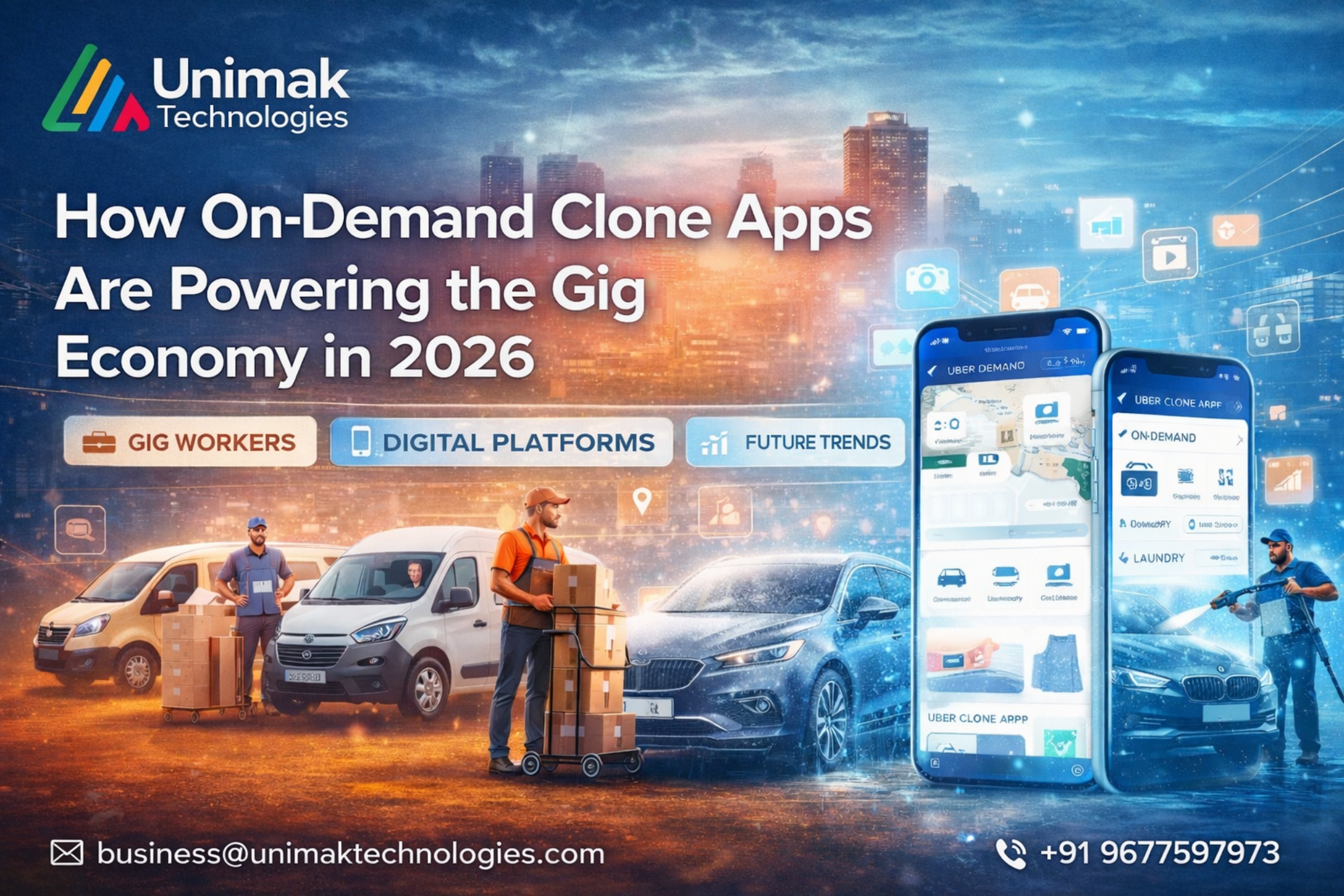 On-demand clone apps powering the gig economy in 2026
