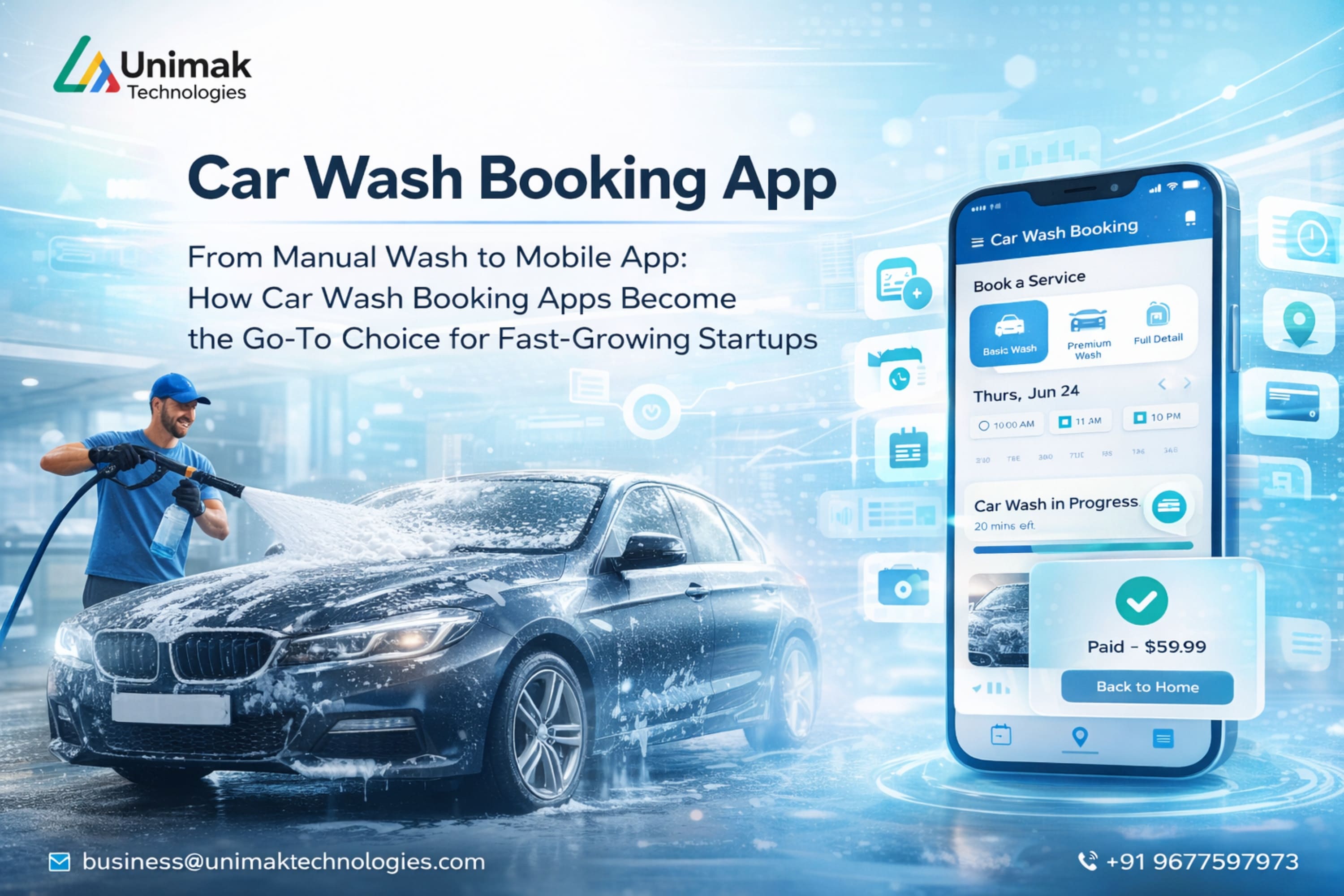 Car Wash Booking App