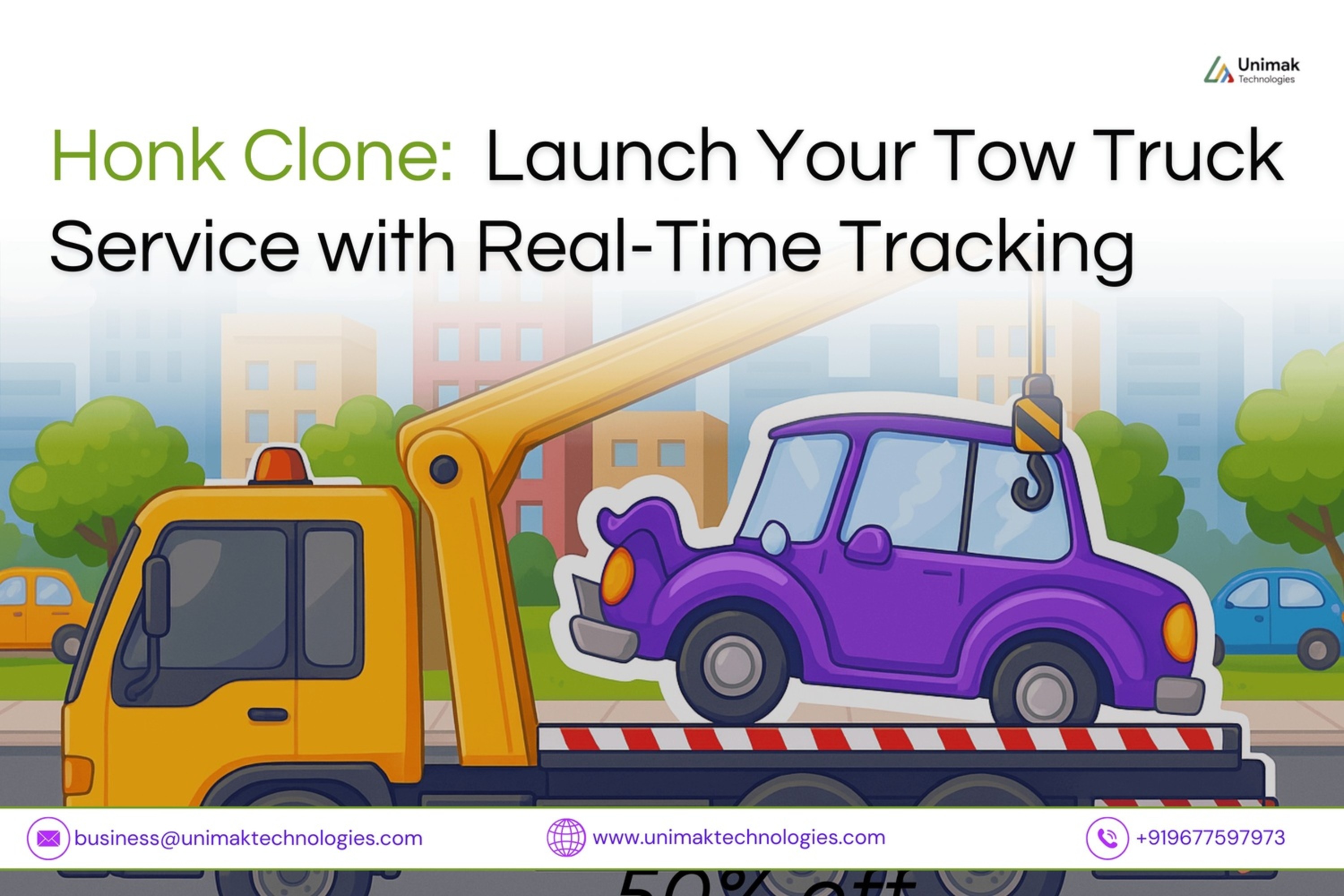 Launch Your Tow Truck Service with Real Time Tracking
