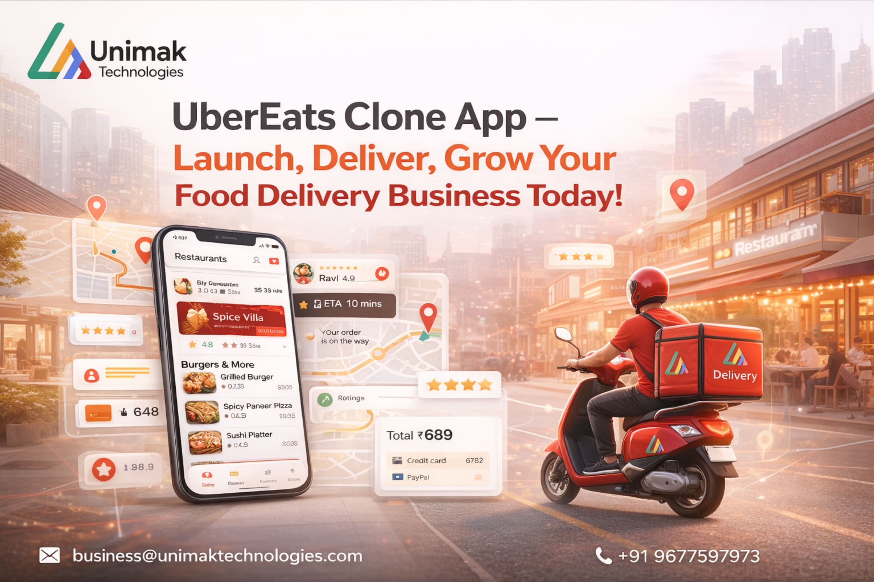 Launch, Deliver, Grow Your Food Delivery Business Today!