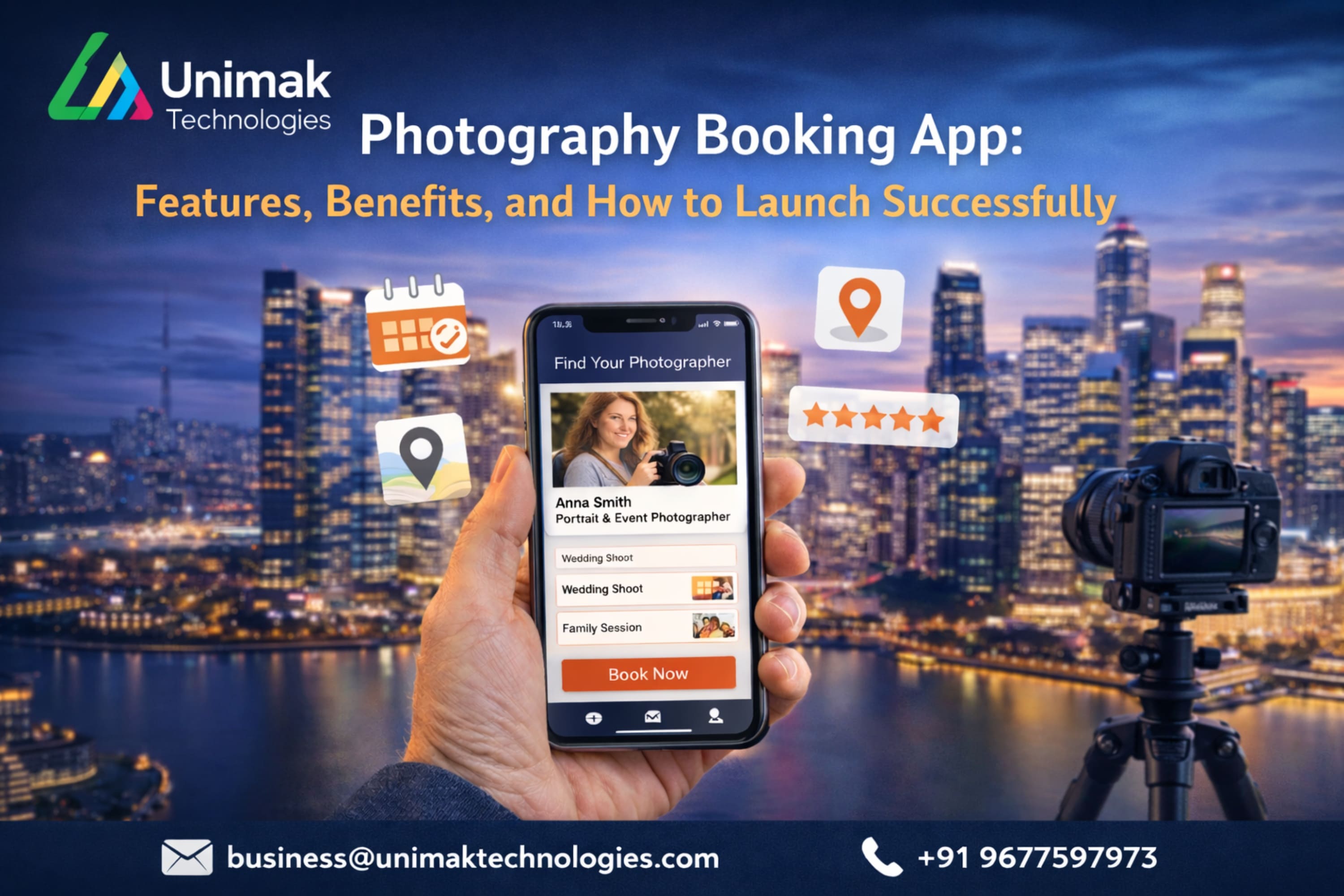 Photography Booking App: Features, Benefits, and How to Launch Successfully